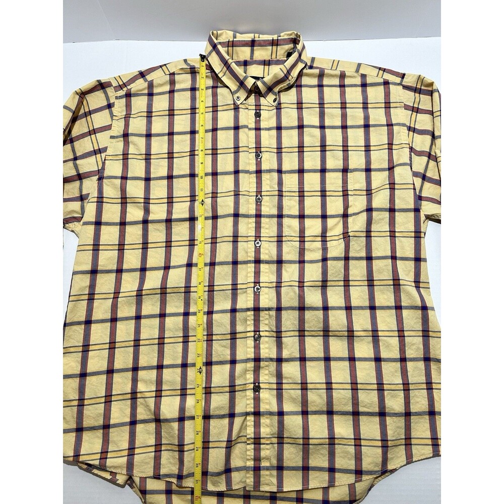 Gitman Bros. Checkered Plaid Button Down Long Sle… - image 3
